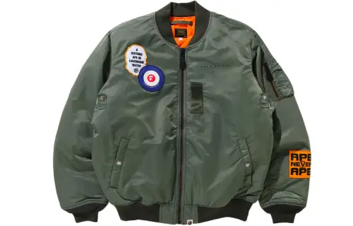 Bape Archive Patch MA 1 Jacket