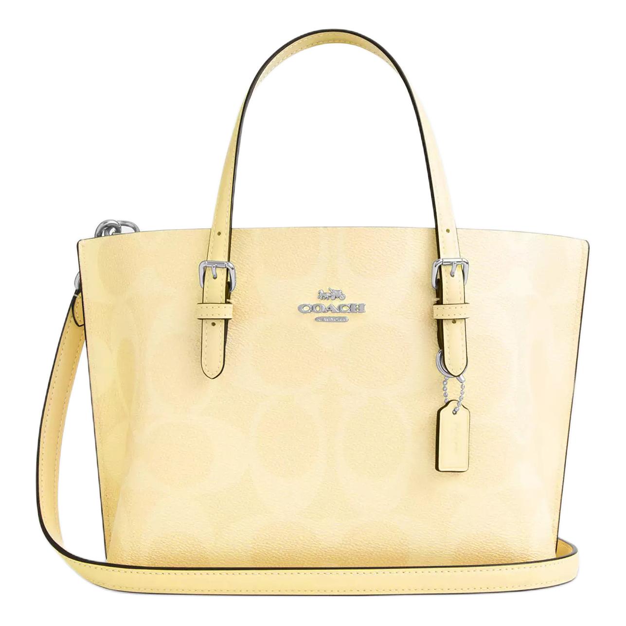 Женская сумка COACH Mollie Tote 25 (желтая)