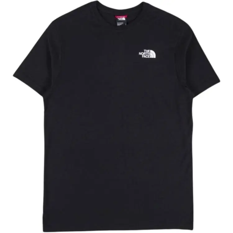 THE NORTH FACE T-Shirts Men's Black Crew Neck Moderate Straight Fit
