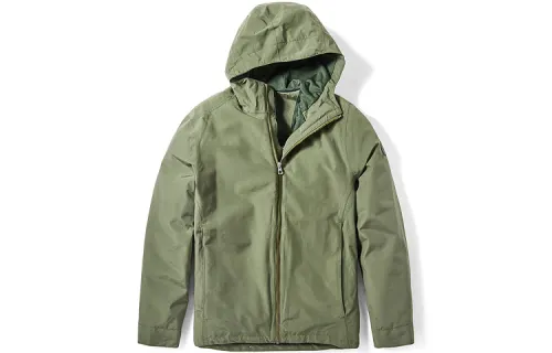 Timberland Jackets Men's Army Green Hooded Moderate Other
