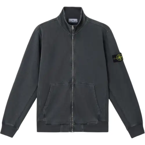 STONE ISLAND Compass Badge Zipped Sweatshirt