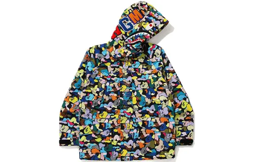 Bape Multi Camo Shark Snowboard Jacket