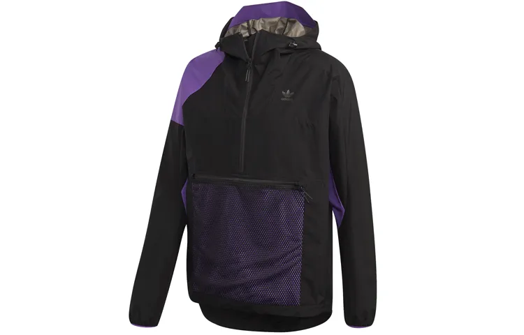 Adidas Originals Jackets Men's Black Hooded Moderate Other