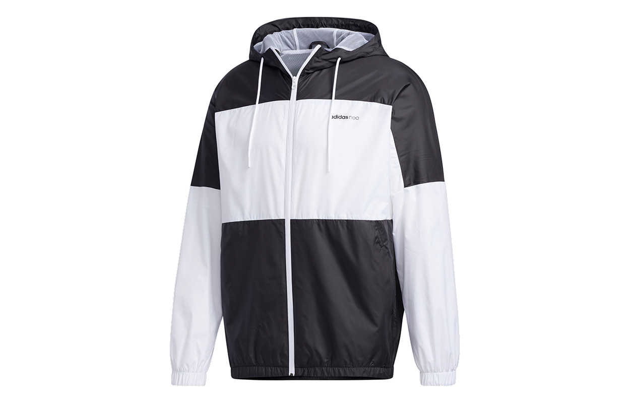 Мужская куртка adidas neo M FAV TCNS WB (черная) — фото 1
