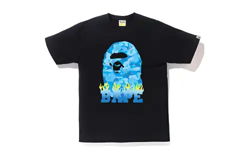 Bape Fire Camo Bape Flame Tee