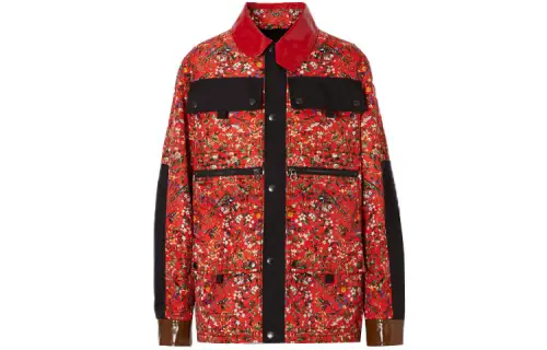 Burberry Northfleet Floral Print Nylon Field Jacket
