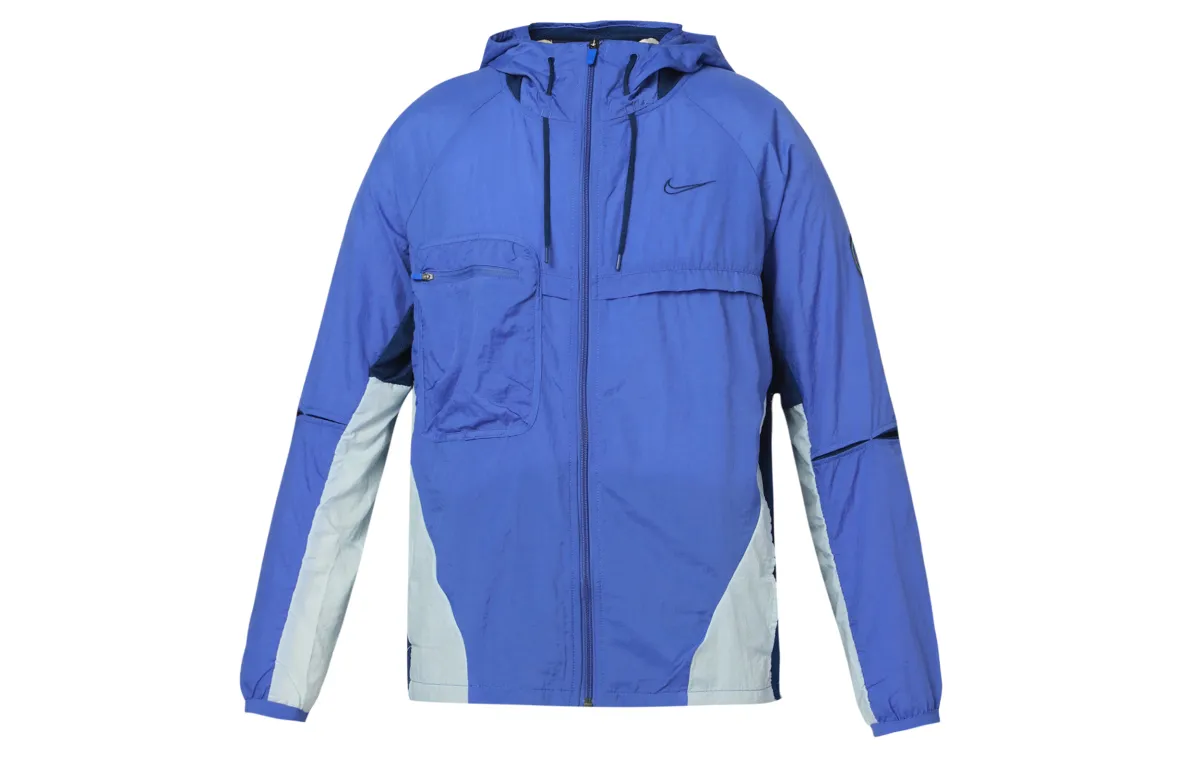 Nike Jackets Men's Cosmic Blue Hooded Moderate Other