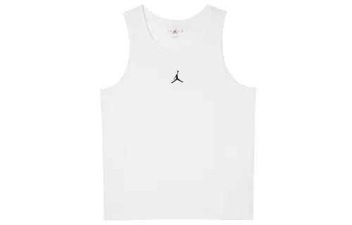 Jordan Men Embroidery Logo Tank White