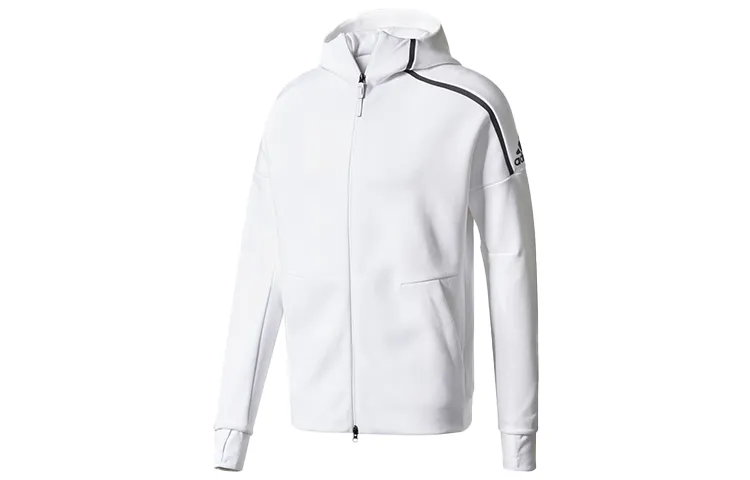 Adidas Provisional Jackets Men's White Hooded Moderate Other