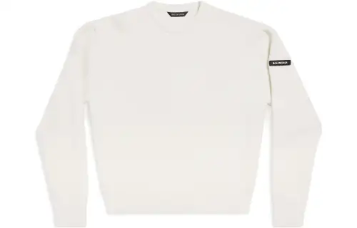 Balenciaga Logo Patch Knitted Jumper