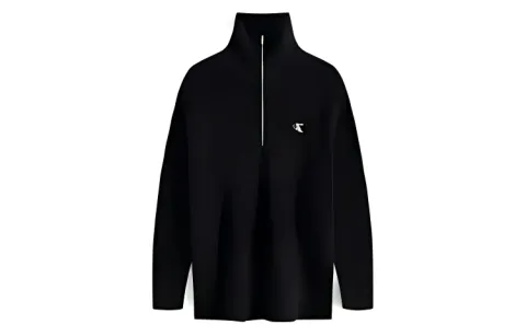 Calvin Klein Knitwear Men's Space Black-BEH Half-Turtleneck Moderate Other