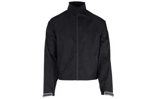 PRADA Jackets Men's Black Stand Collar Moderate Other