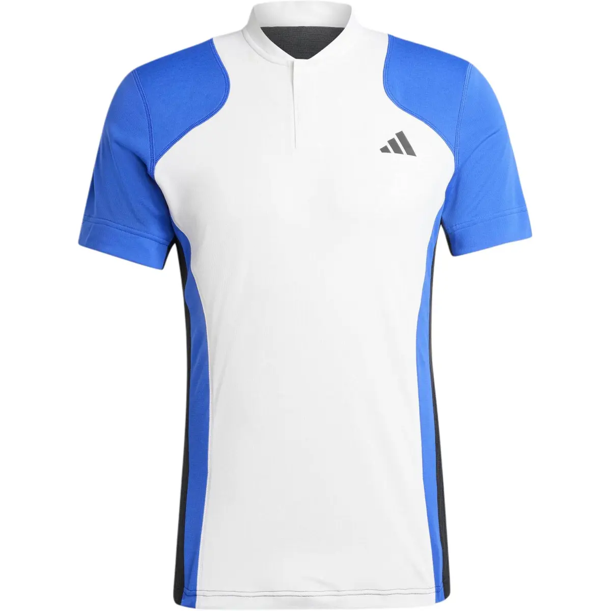 Adidas Polo Shirt Men's White/Bright Blue/Black