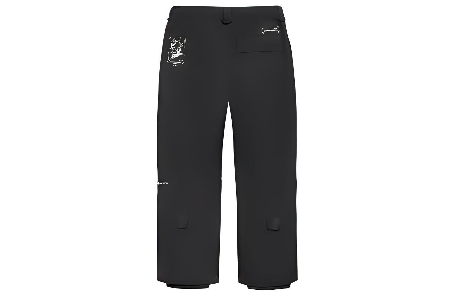 Li Ning Ski Pants Unisex Black