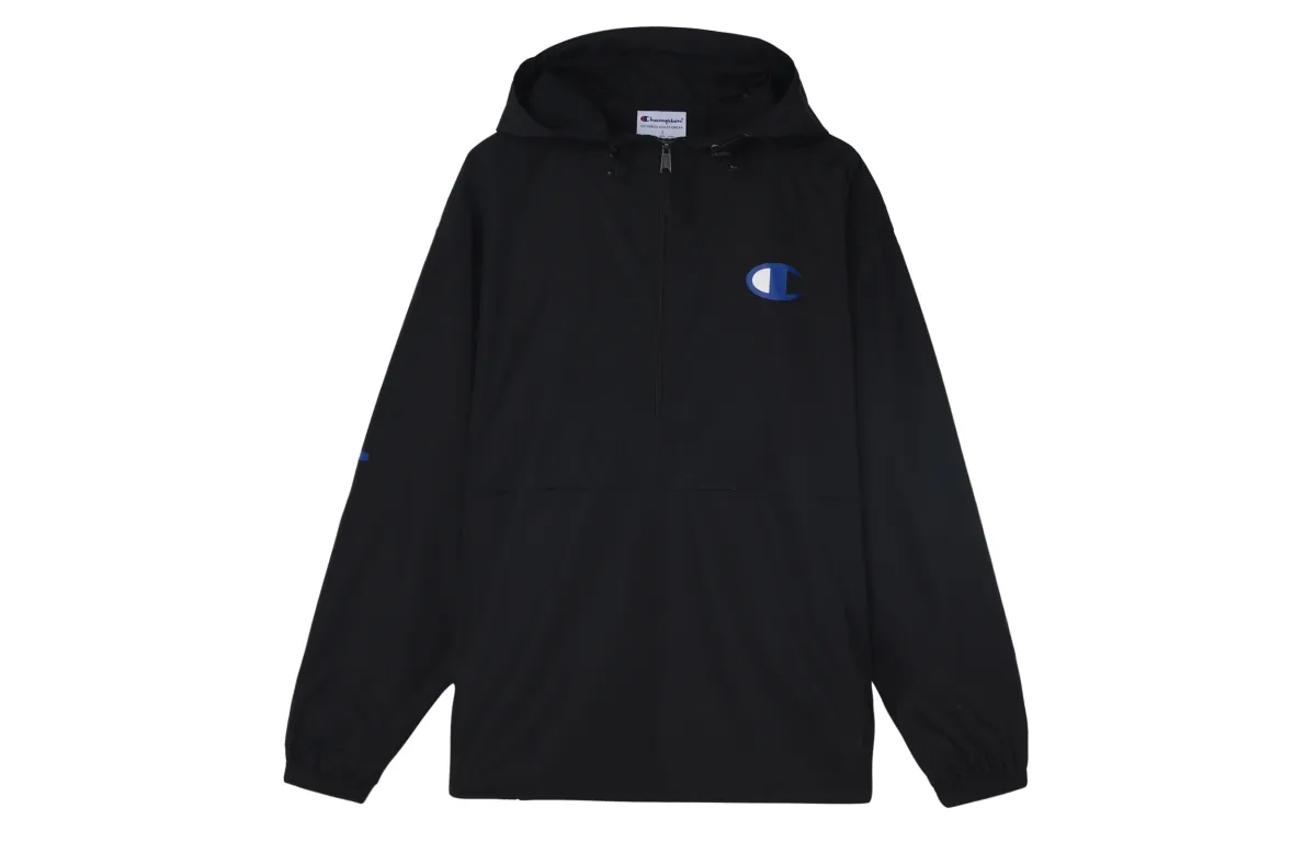 Champion Jackets Unisex Black Hooded Thin Other