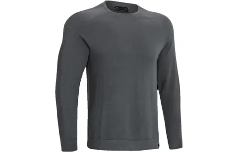 Under Armour IntelliKnit Sweaters Men's Peach Gray Crew Neck Moderate Other