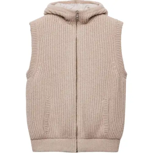 Prada cashmere hooded gilet