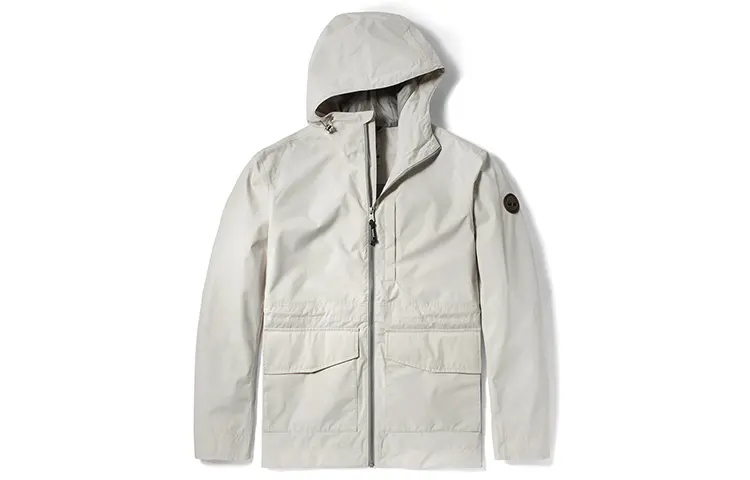 Timberland Jackets Men's White Sand Hooded Moderate Other