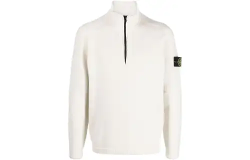 Stone Island Compass-motif half-zip sweatshirt