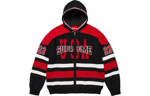 Supreme Usa Zip Up Hooded Sweater