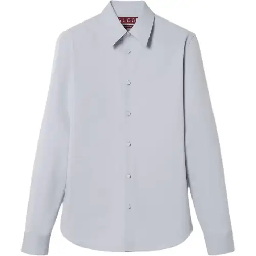 GUCCI FW24 Shirt Men's Light Blue