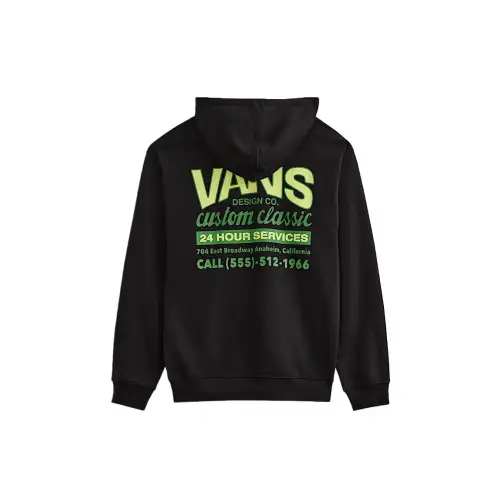 Vans ShopFrontPulloverHoodie Sweatshirt Men's Black