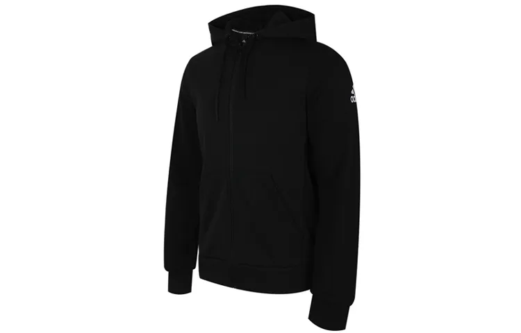 Adidas Jackets Men's Black Hooded (Non-detachable) Moderate