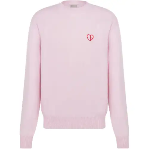 DIOR FW24 Cashmere Sweater Men's Pink