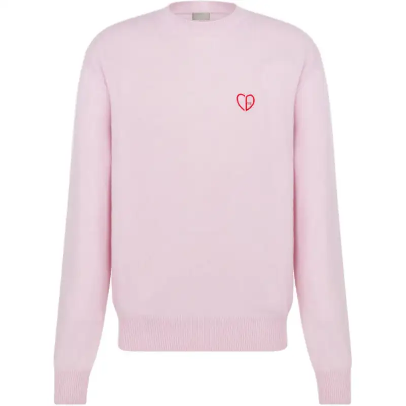 DIOR FW24 Cashmere Sweater Men's Pink