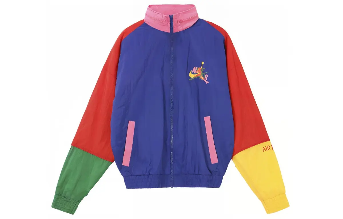 Jordan Jackets Men's Multicolor Stand Collar Moderate Other