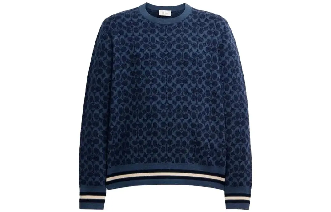 COACH FW23 Sweater Men's Dark Blue