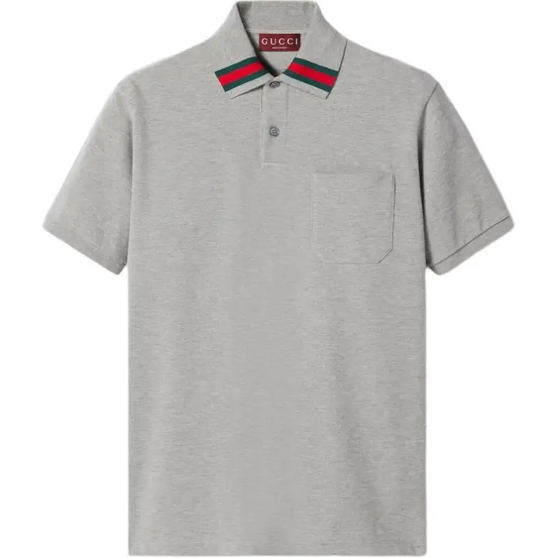 GUCCI Web Detailed Polo Shirt