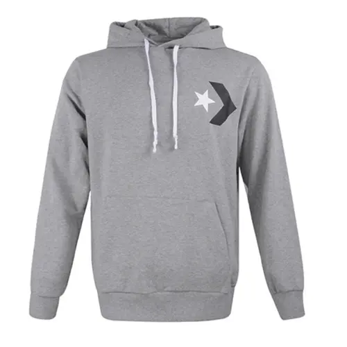 Converse Star Chevron Graphic Pullover Sweatshirt Men's Gray