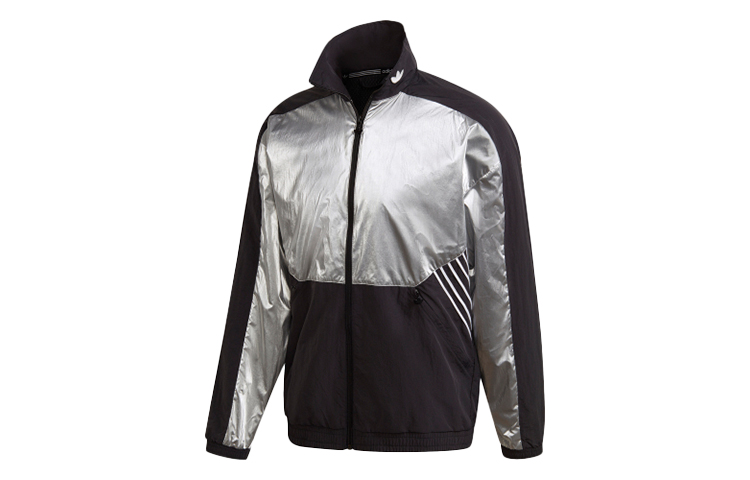 Мужская куртка adidas originals TLM 02 Trackt (черная) — фото 1
