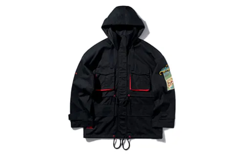 Li Ning X Disney Jackets Men's Black Hooded Moderate Other