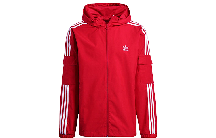Мужская куртка adidas originals 3-Stripes (черный) — фото 1
