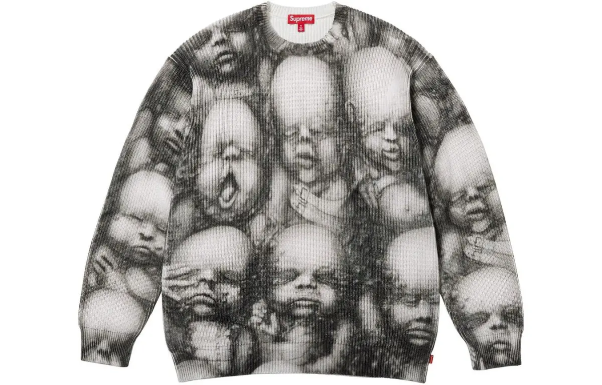 Supreme X H.R. GIGER FW23 WEEK8 H.R. GIGER SWEATER Knitwear Unisex Multicolor