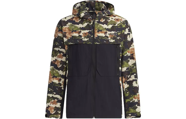 Adidas Jackets Men's Grassland Brown Hooded (Non-detachable) Moderate Straight Fit