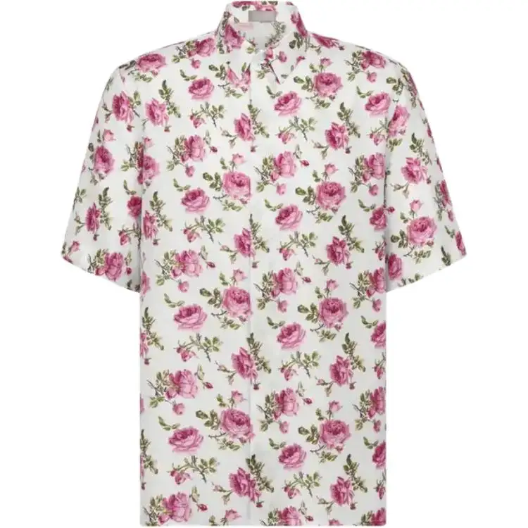 DIOR Shirts Men's White Lapel Moderate Other