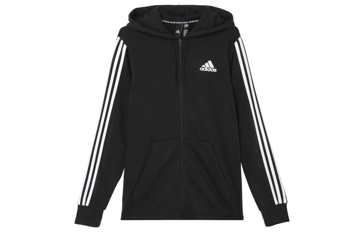 Adidas 3 Stripes Jacket Fall Men's Black