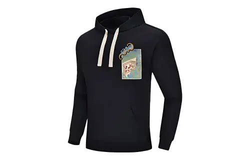 Li Ning X Disney Sweatshirts Men's Black Hooded Moderate Regular