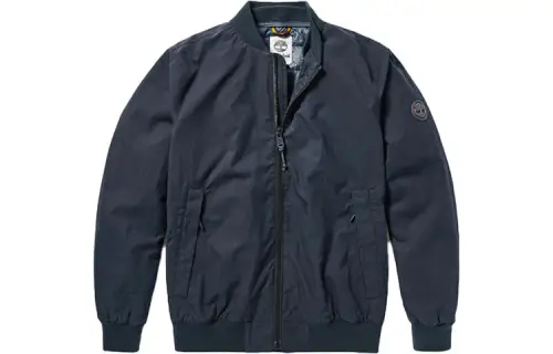 Timberland Jackets Men's Blue Baseball Collar Moderate Pilot