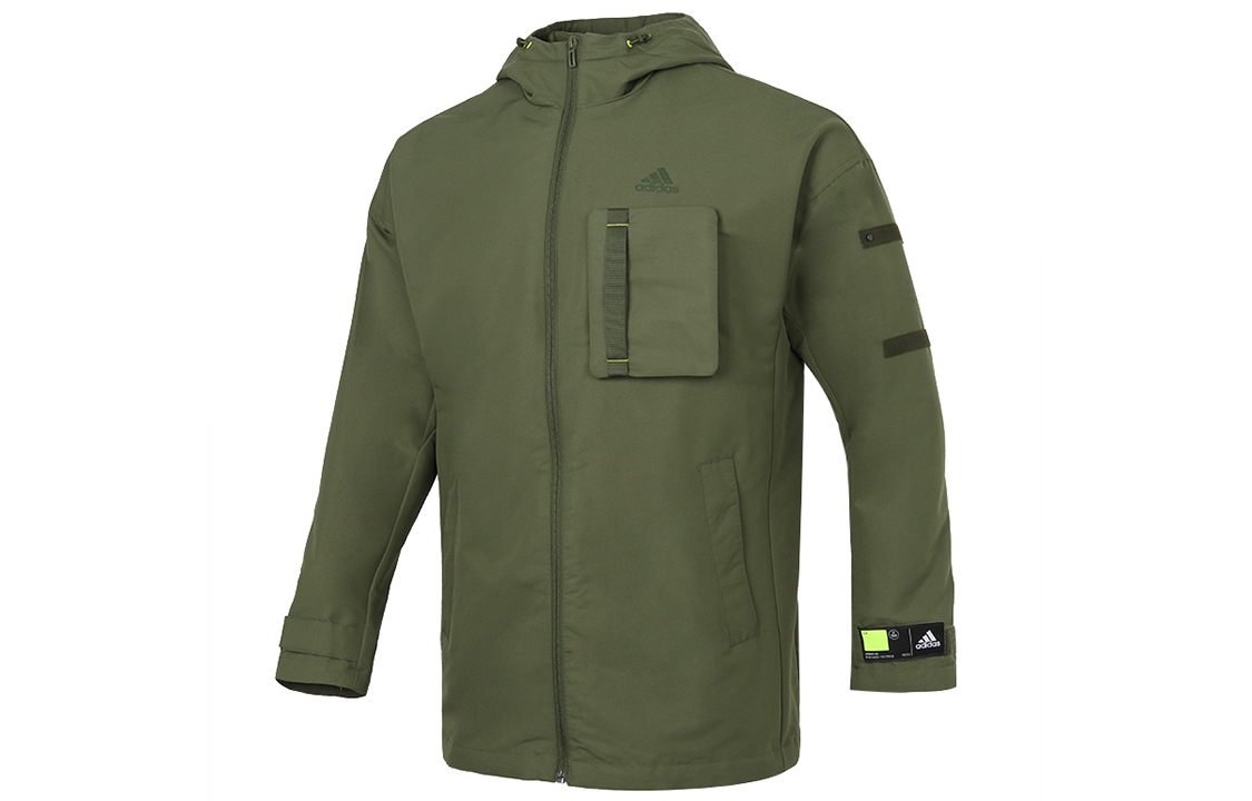 Мужская куртка adidas TH JKT WV CSTM (зеленая)