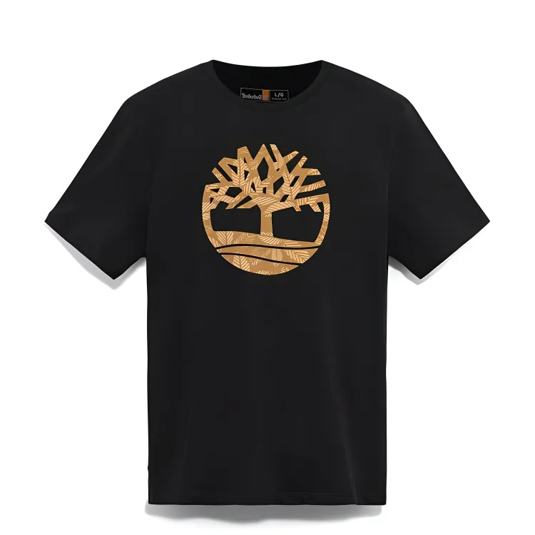 Timberland T-Shirts Men's Black Crew Neck