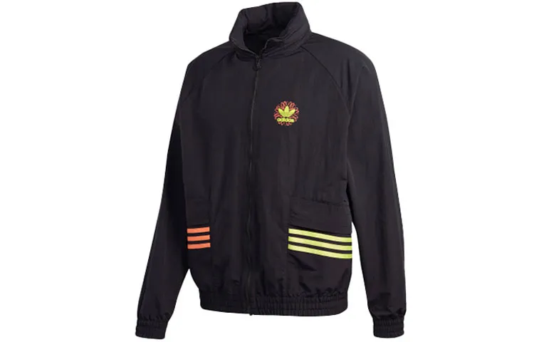 Adidas Originals Jackets Men's Black Crew Neck Moderate Other