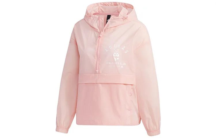 Adidas Jackets Women's Pink Hooded Moderate Other