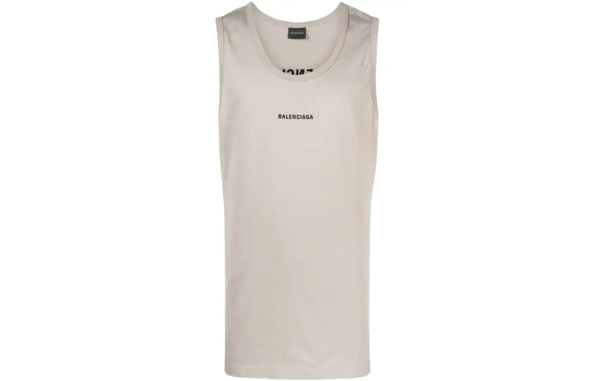Balenciaga Tank Top Men's Light Gray