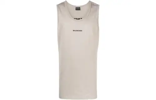 Balenciaga Tank Top Men's Light Gray