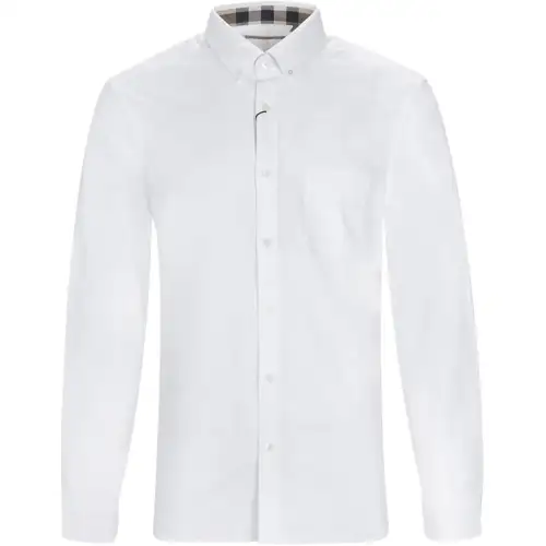 Burberry Shirts Men's White Moderate