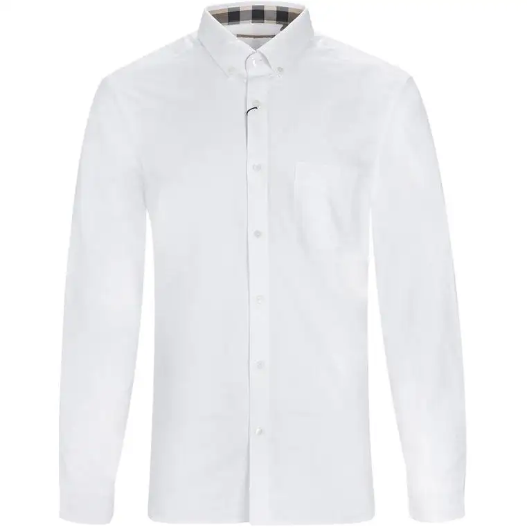 Burberry Shirts Men's White Moderate